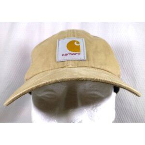 Carhartt Mens Tan Trucker Hat Mesh Back Snapback Cap